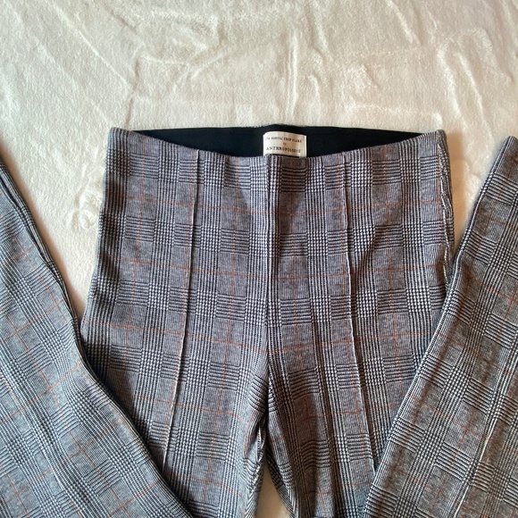 Anthropologie The Essential Crop Plaid Houndstooth Ankle Pants 16983 - Picture 5 of 16
